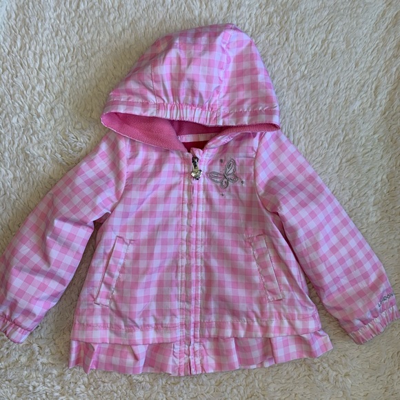 London Fog Other - Pink and white gingham coat